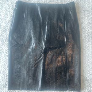 Fashion Nova Faux Leather Skirt